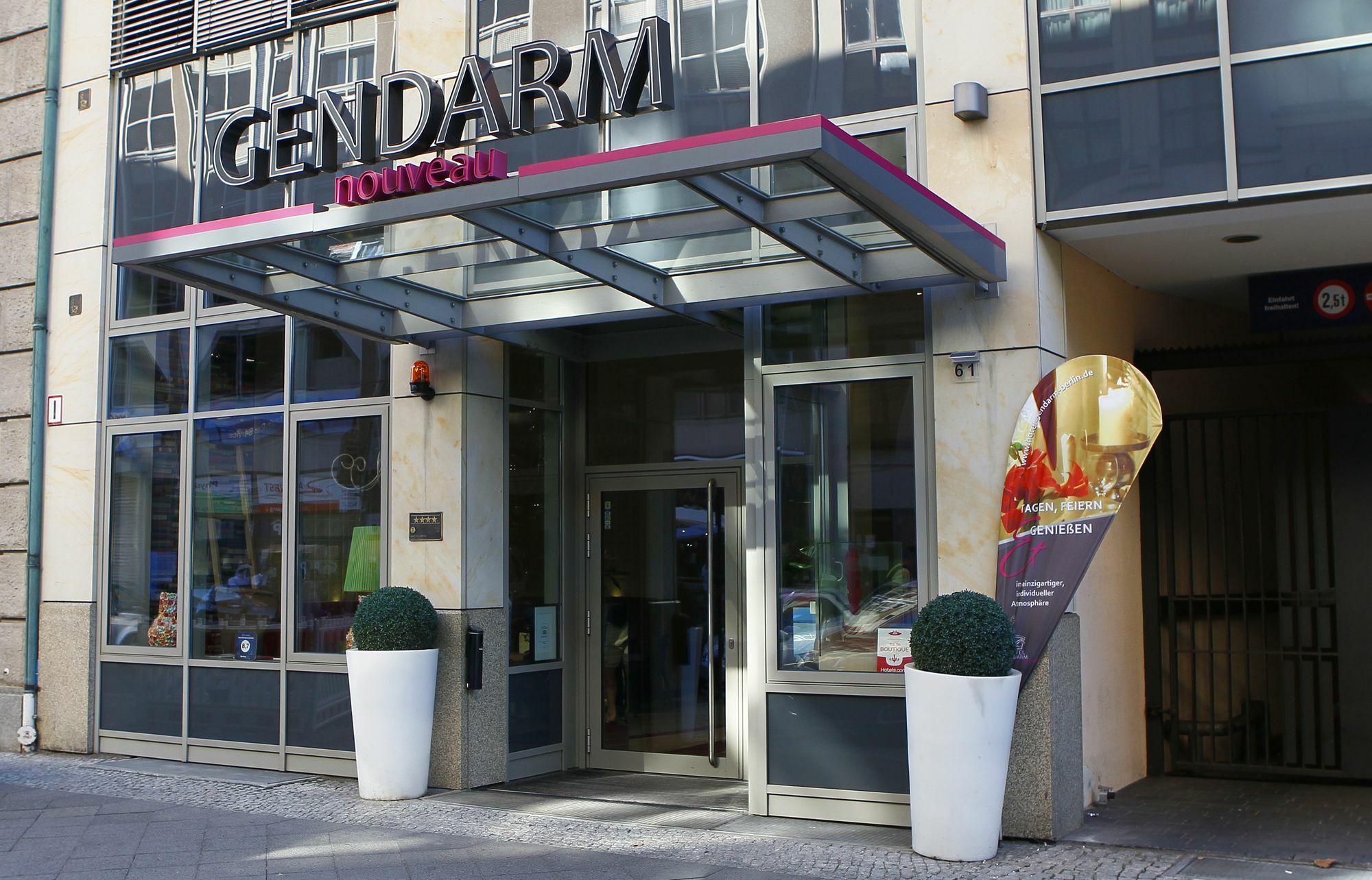Hotel Gendarm Nouveau ベルリン エクステリア 写真